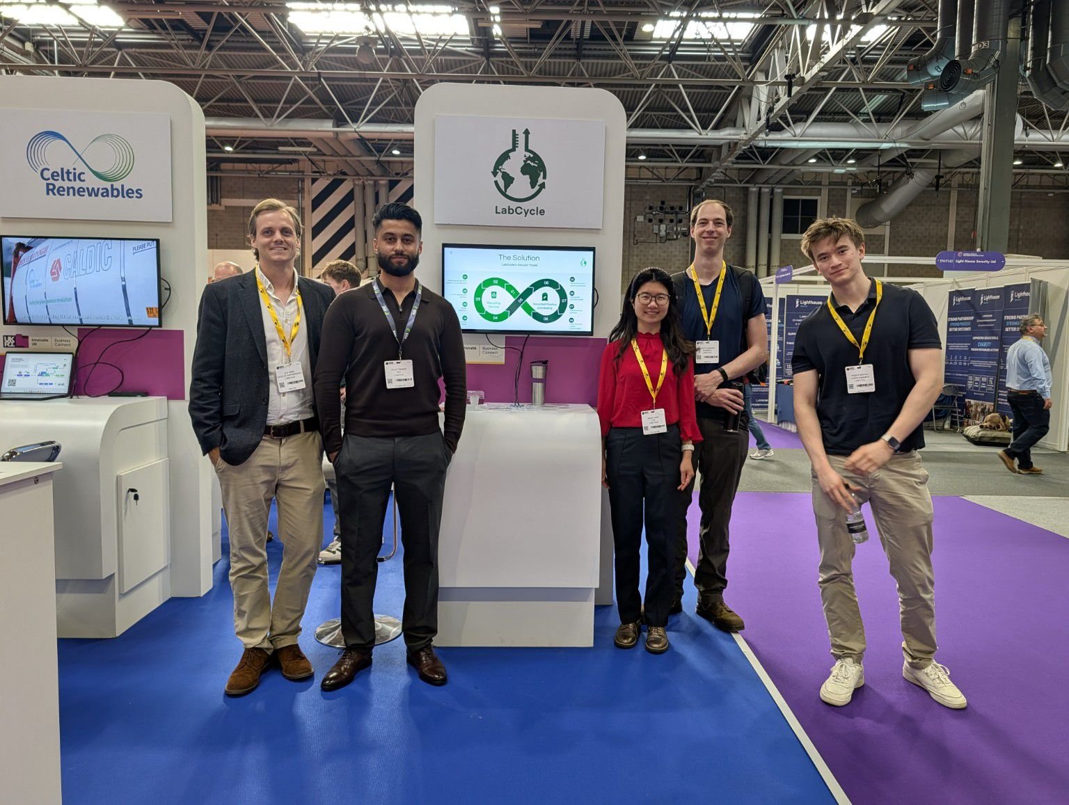 The LabCycle team at the Resource & Waste Management Expo
